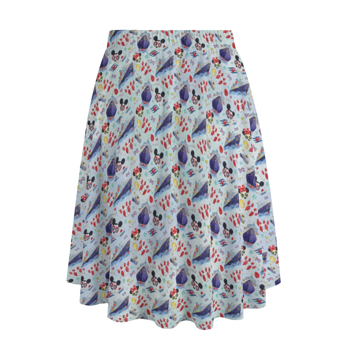DCL Cruise Style Adventure - Women’s Pocket Midi Skirt