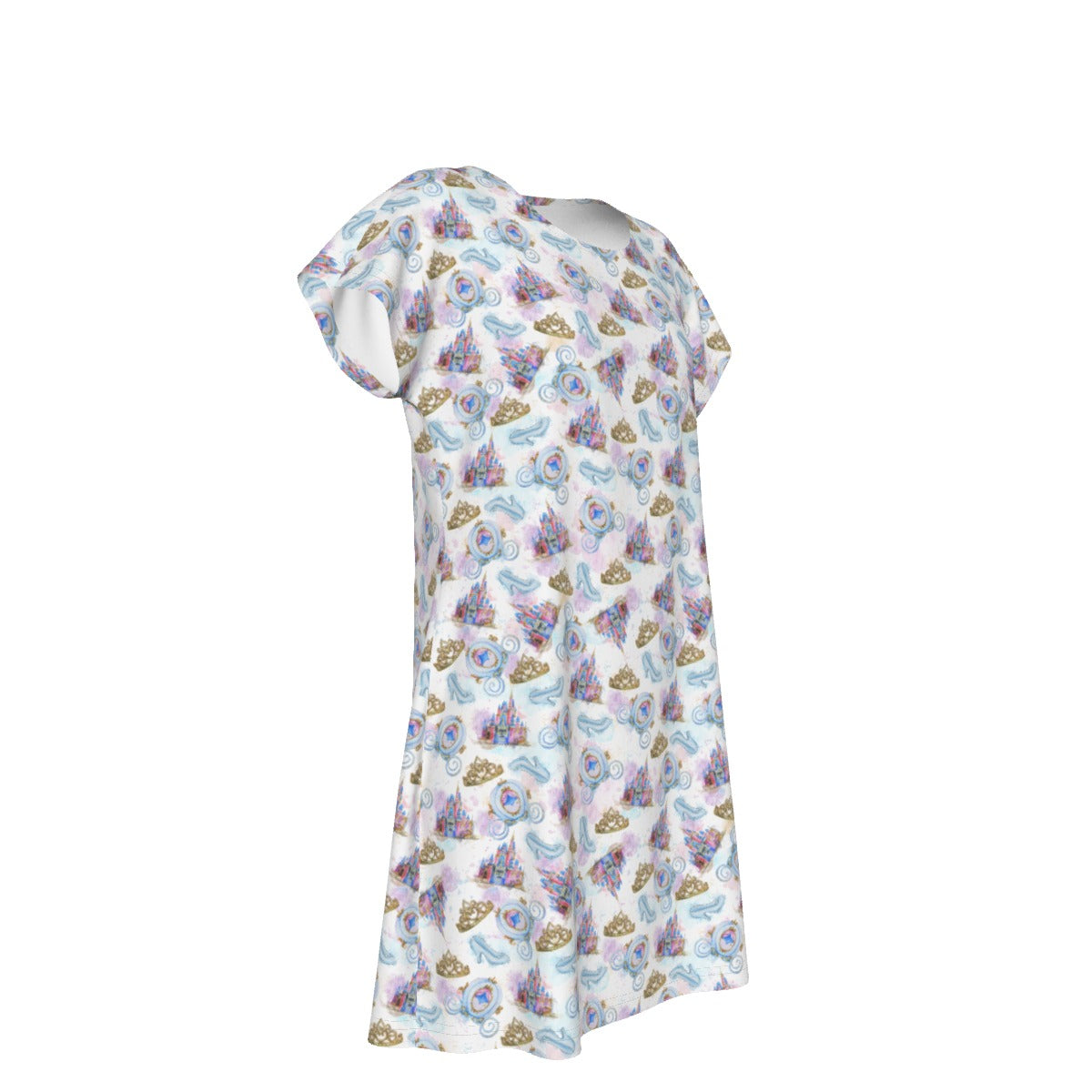 Watercolor Fairytale Fantasy - Women's T-Shirt Dress