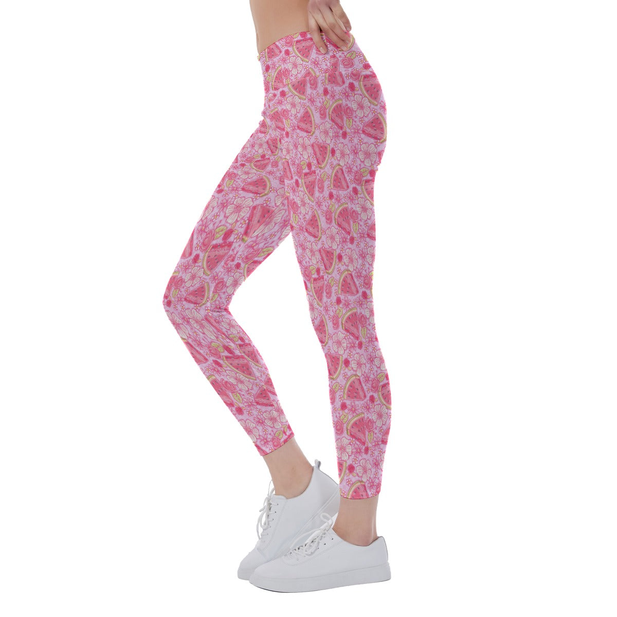 Summer Fruits - Watermelon - Women's Yoga Leggings