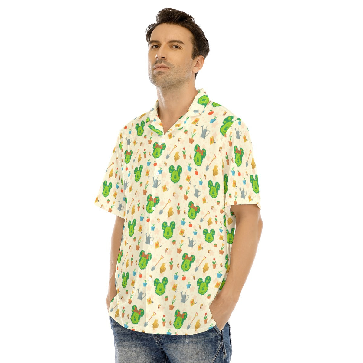 Spring Flower & Garden Festival - Men's Hawaiian Button Up Shirt
