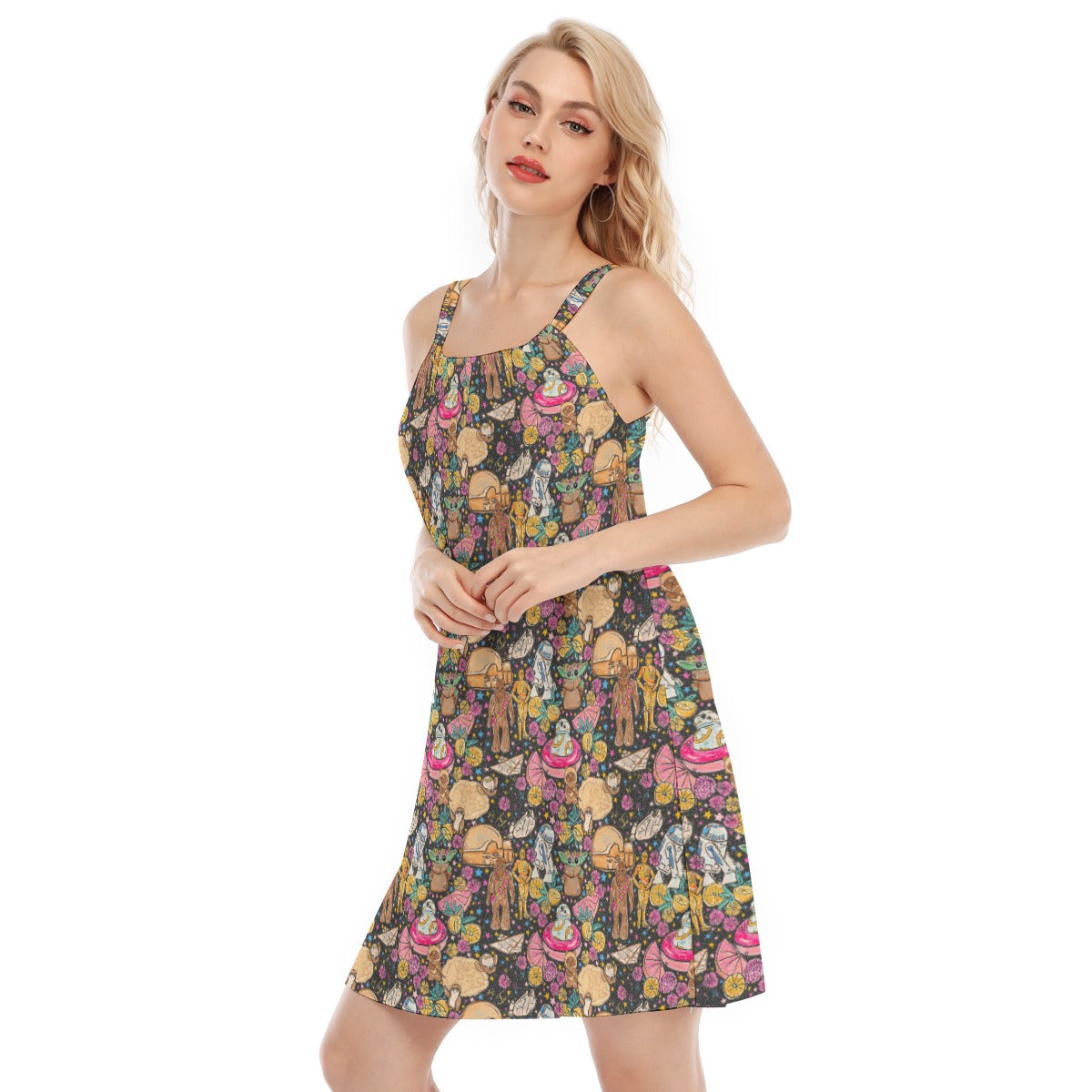 Tropical Space Squad - Women’s Adjustable Sundress