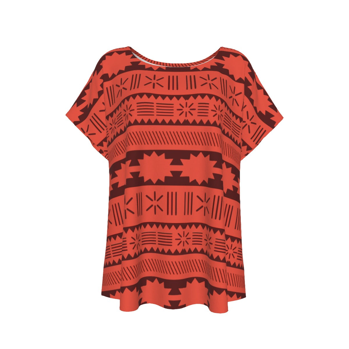Island Tribal Patterns - Women’s Relaxed Fit Scoop Tee