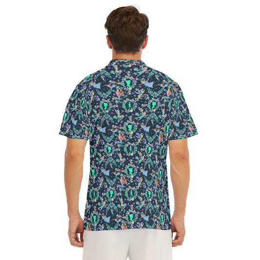 Garden Whimsy - Neverland Flight - Men's Polo Shirt
