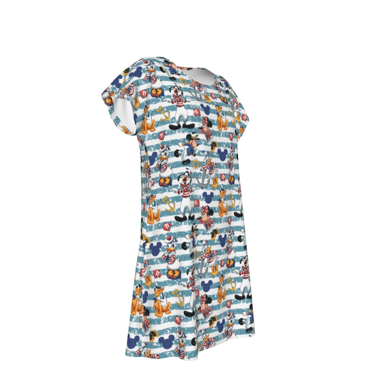 Cruise Crew on Deck - Women's T-Shirt Dress