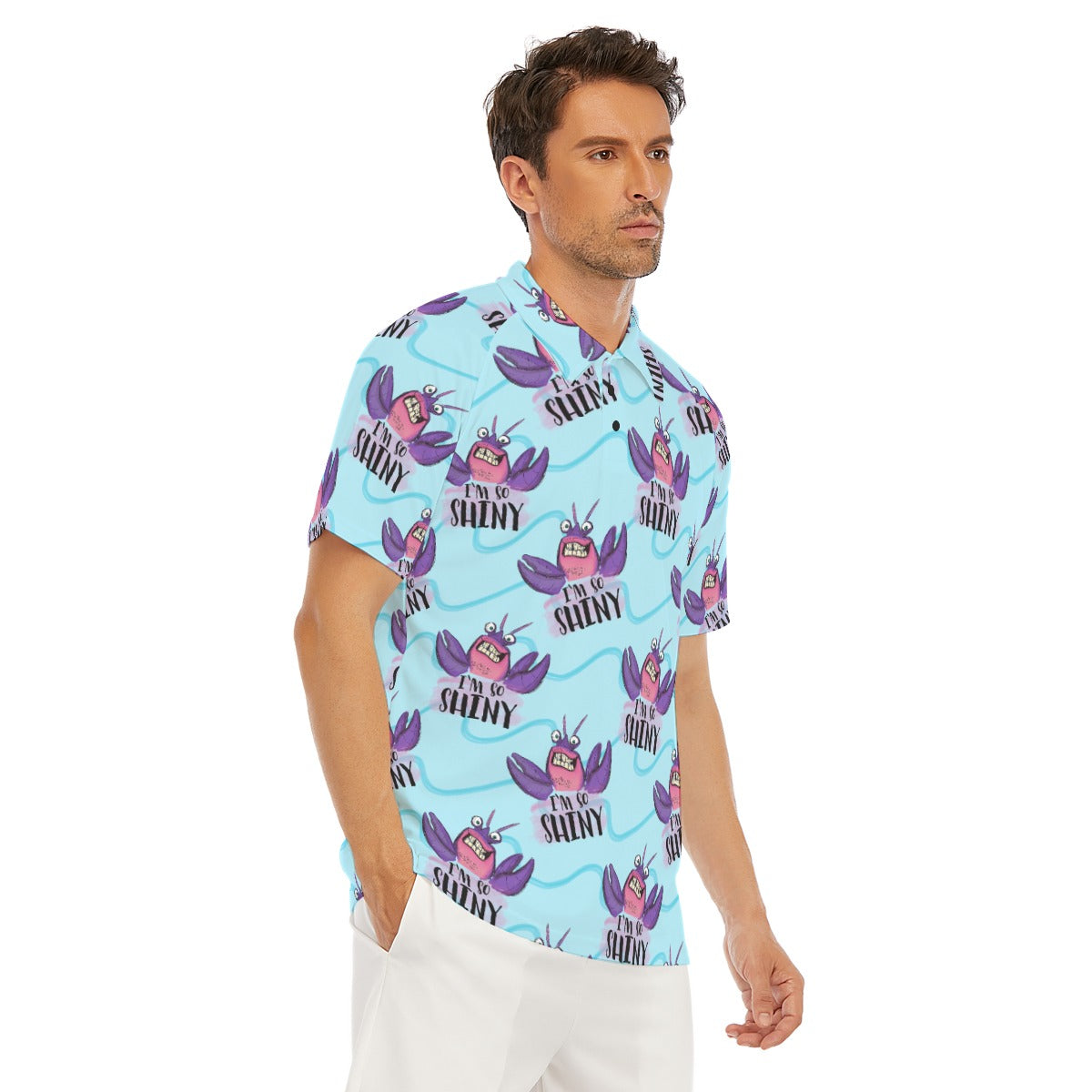 Shiny Deep-Sea Villain - Men's Polo Shirt