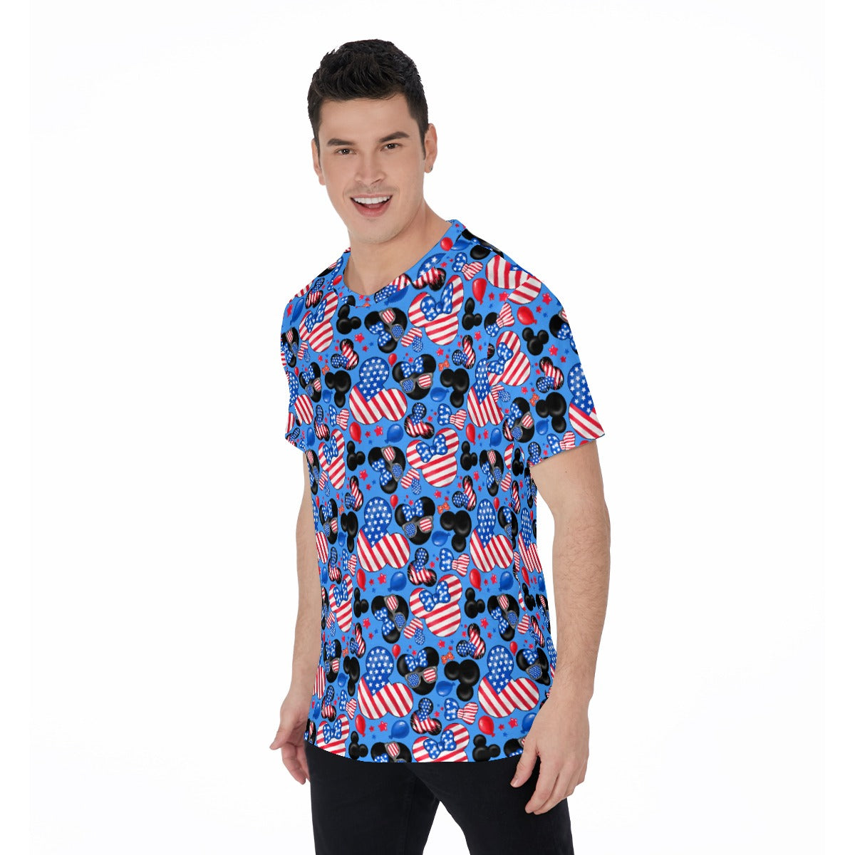 Mouse Fourth of July Celebration - Men's Short Sleeve T-Shirt