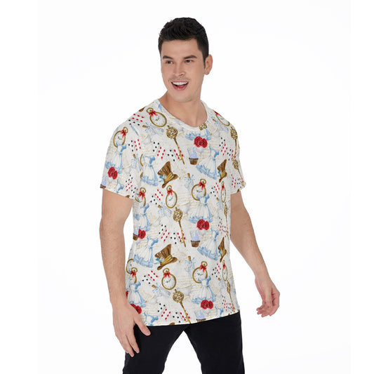 Curious Wonderland Icons - Men's Short Sleeve T-Shirt