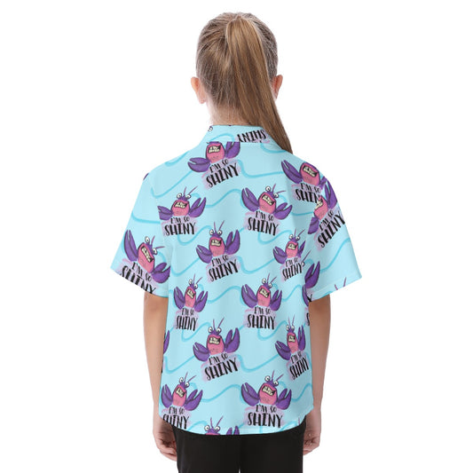 Shiny Deep-Sea Villain - Kid's Hawaiian Button Up Shirt