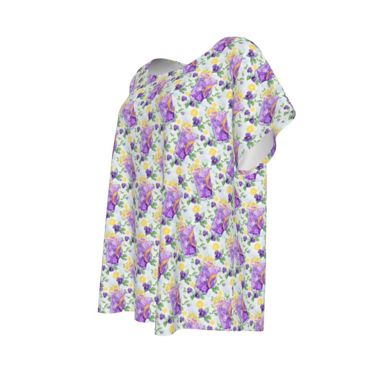 Zest Of The Fest Violet Lemonade - Women’s Relaxed Fit Scoop Tee