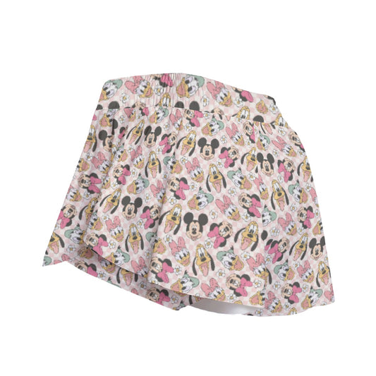 Pastel Picnic Party - Women's Flowy Pocket Shorts