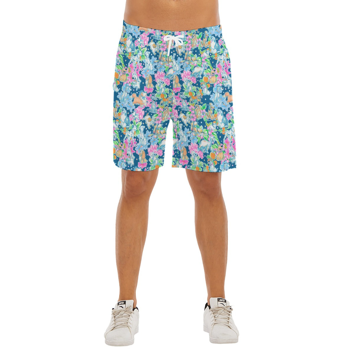Tropical Paws & Petals - Beloved Dogs - Men’s Pocket Beach Shorts