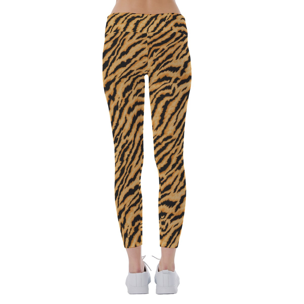 Animal Print - Tiger - Women's Yoga Leggings