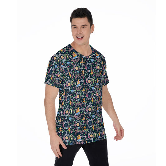 Garden Whimsy - Hundred Acre Blooms - Men's Short Sleeve T-Shirt