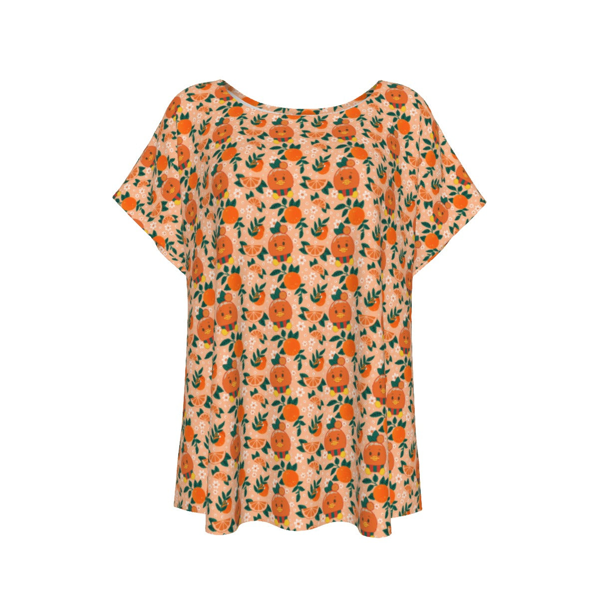 Juicy Citrus Friend - Women’s Relaxed Fit Scoop Tee
