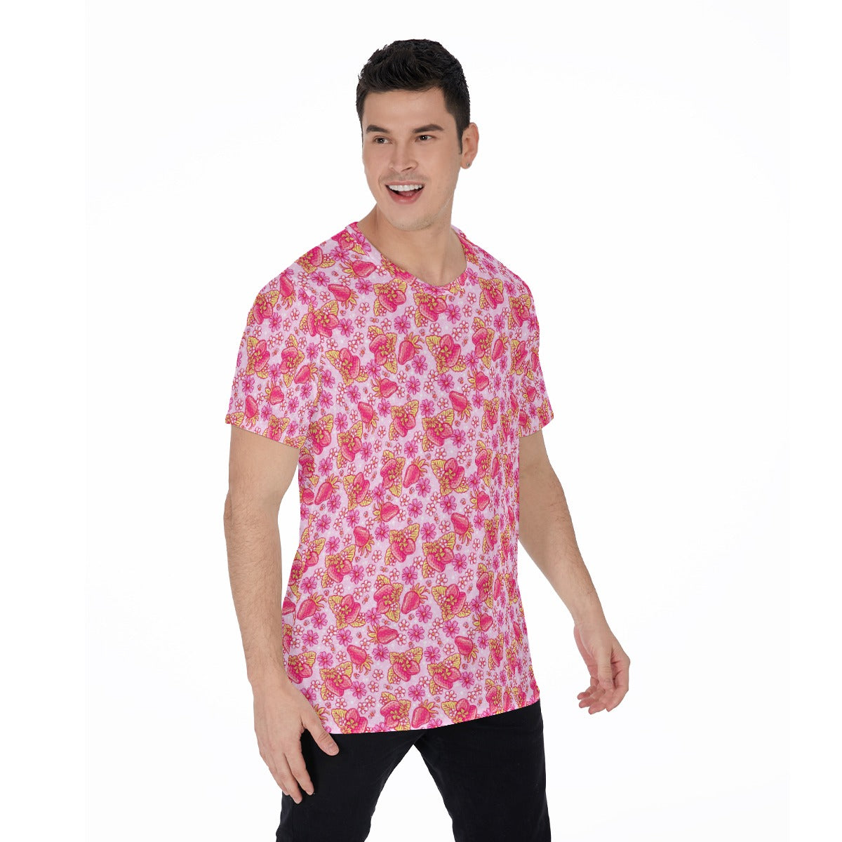 Summer Fruits - Strawberry - Men's Short Sleeve T-Shirt