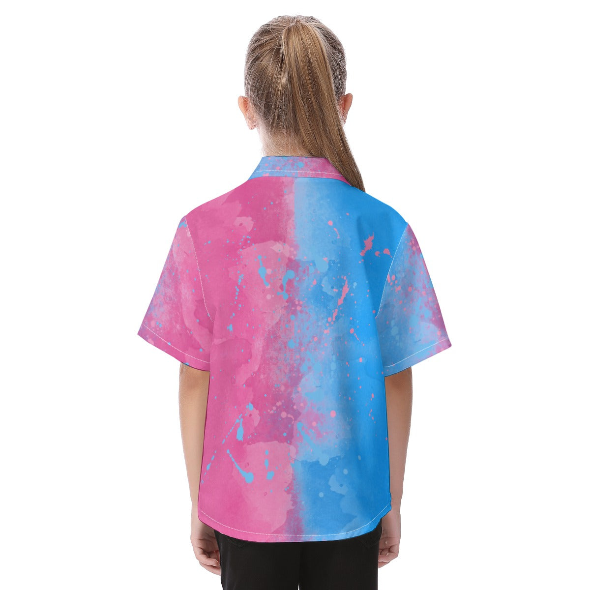 Pink or Blue Fairytale Dress - Kid's Hawaiian Button Up Shirt