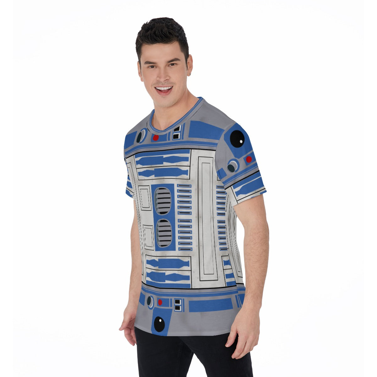 Little Blue Droid - Men's Short Sleeve T-Shirt