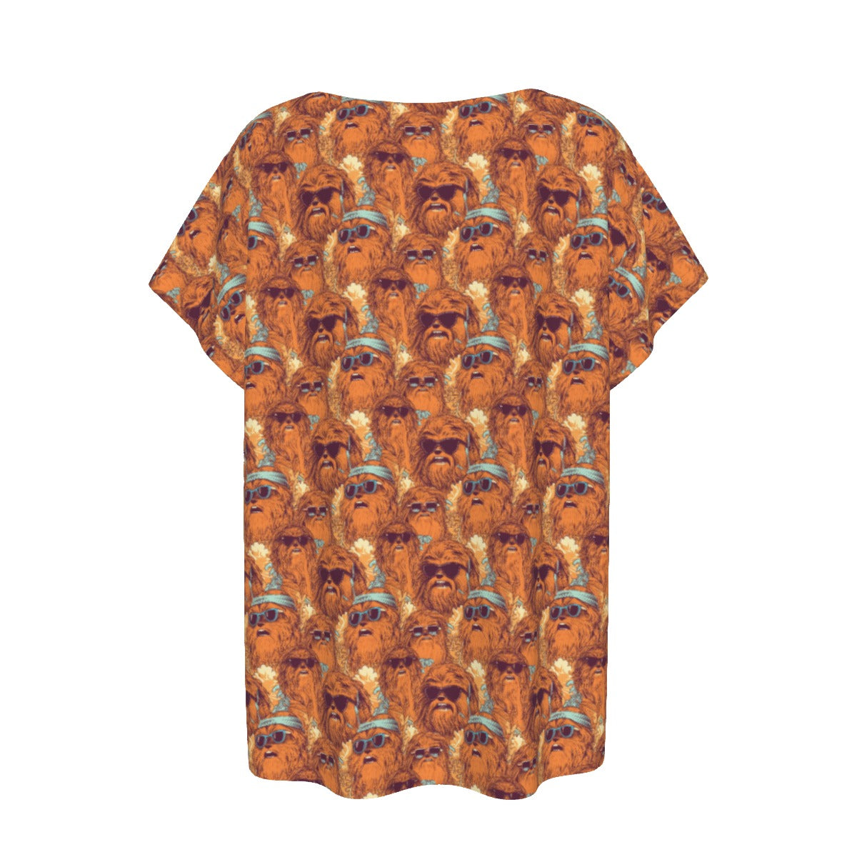 Retro Furry Friend Summer Vibes - Women’s Relaxed Fit Scoop Tee