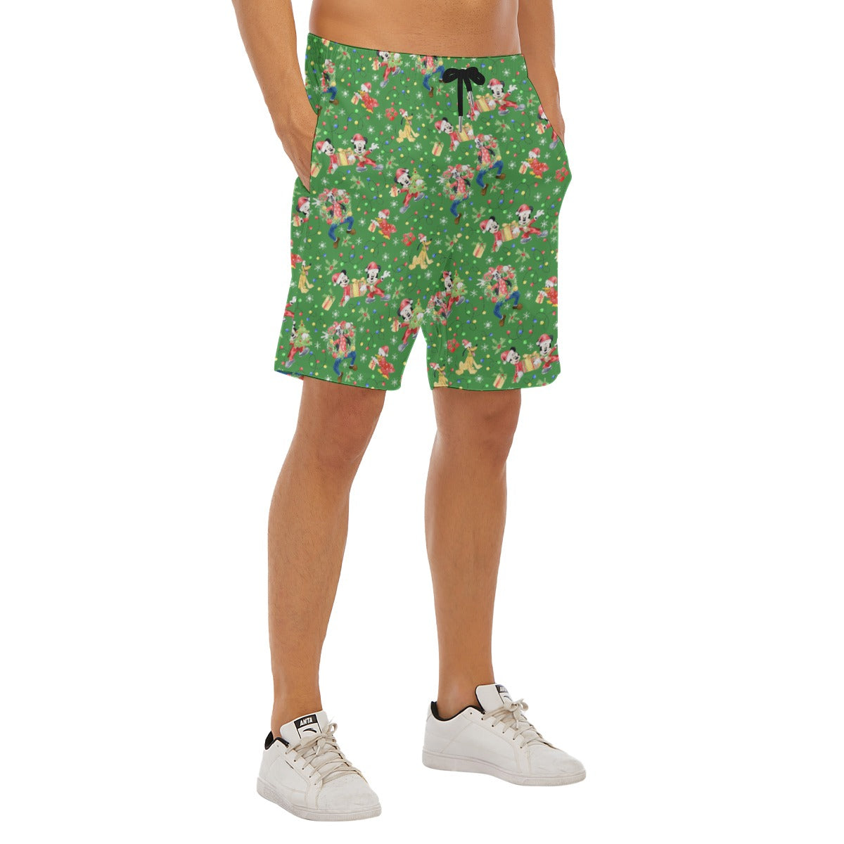 Mouse & Friends Christmas Cheer - Men’s Pocket Beach Shorts