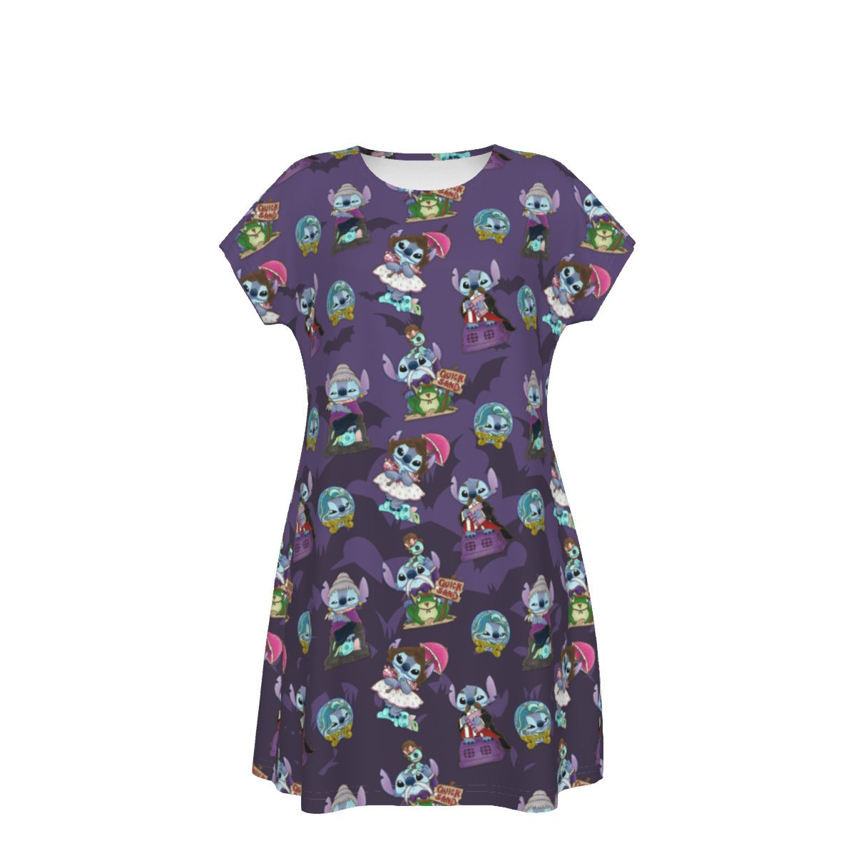 Haunted Alien Portraits - Women's T-Shirt Dress
