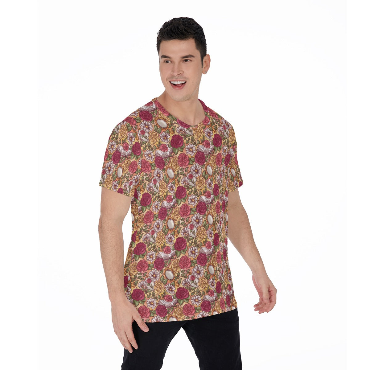 Fairytale Florals – Timeless Tale Blooms - Men's Short Sleeve T-Shirt