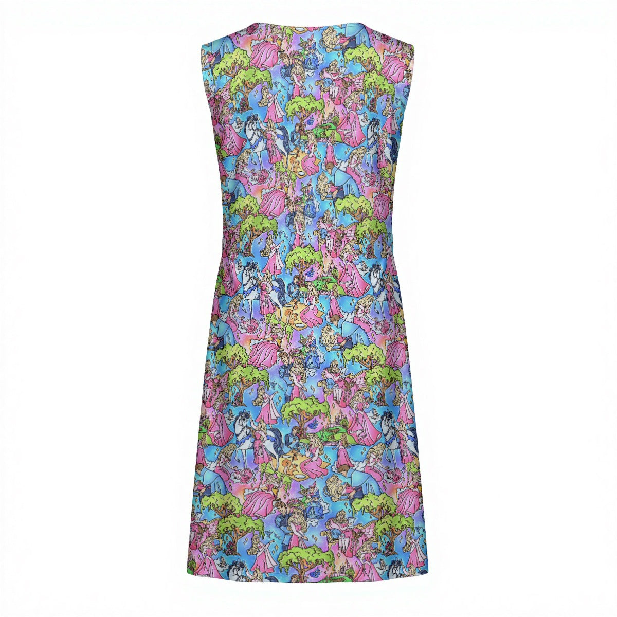 Dreaming Princess Storybook Scenes - Women's Ring Strap Summer Dress