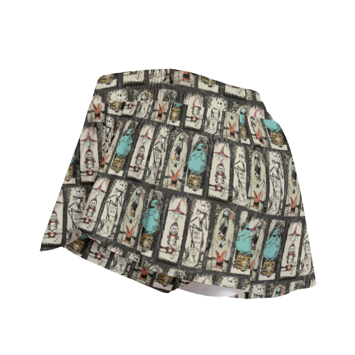 Stretching Haunted Nightmare - Women's Flowy Pocket Shorts