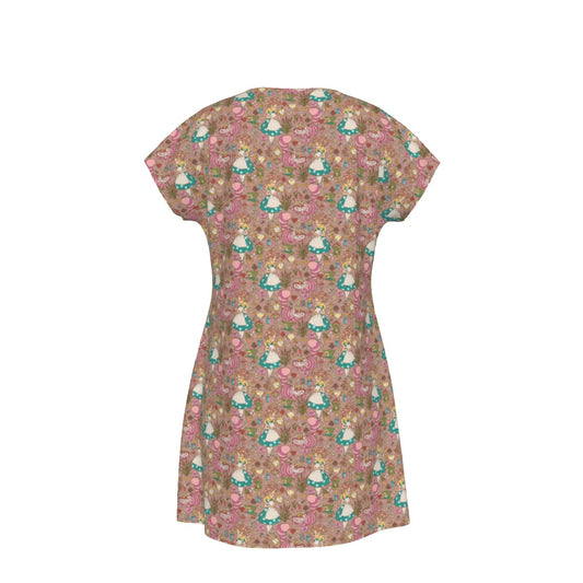 Whimsical Wonderland Cottagecore - Women's T-Shirt Dress