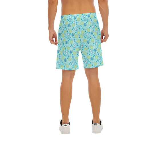 Fruitimals - Blueberry Dinosaurs - Men’s Pocket Beach Shorts