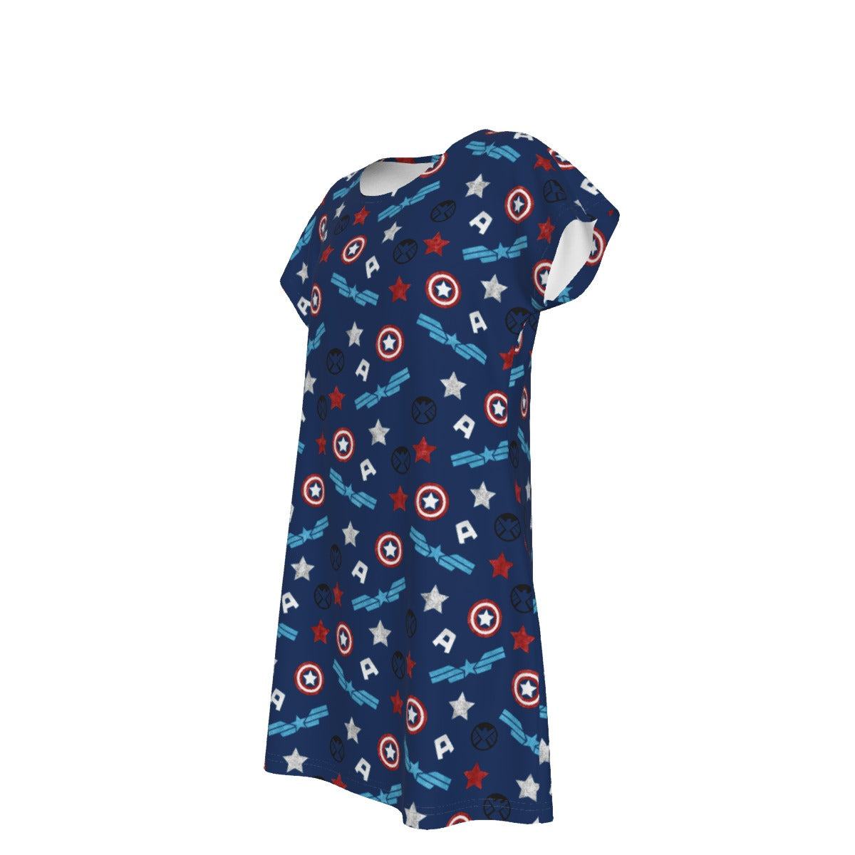 American Superhero - Women's T-Shirt Dress