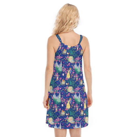 Enchanted Forest Romance - Women’s Adjustable Sundress