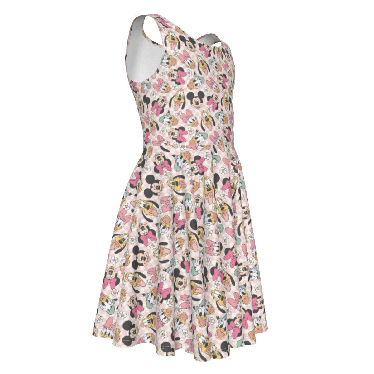 Pastel Picnic Party - Kid's Sleeveless Skater Dress