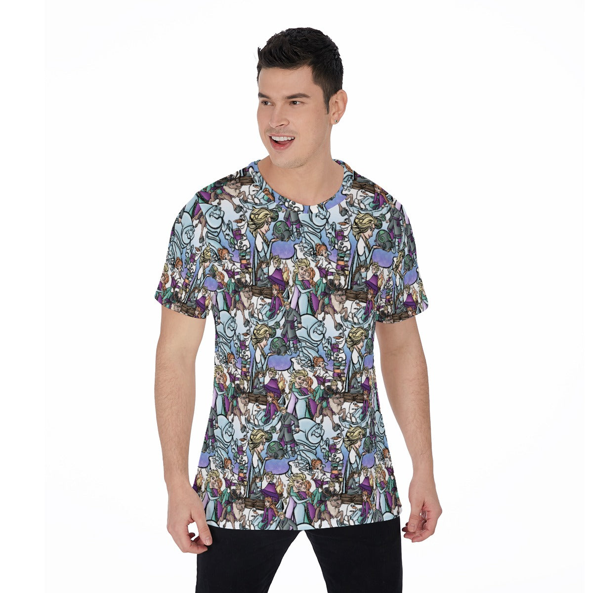 Enchanted Winter Journey - Men's Short Sleeve T-Shirt