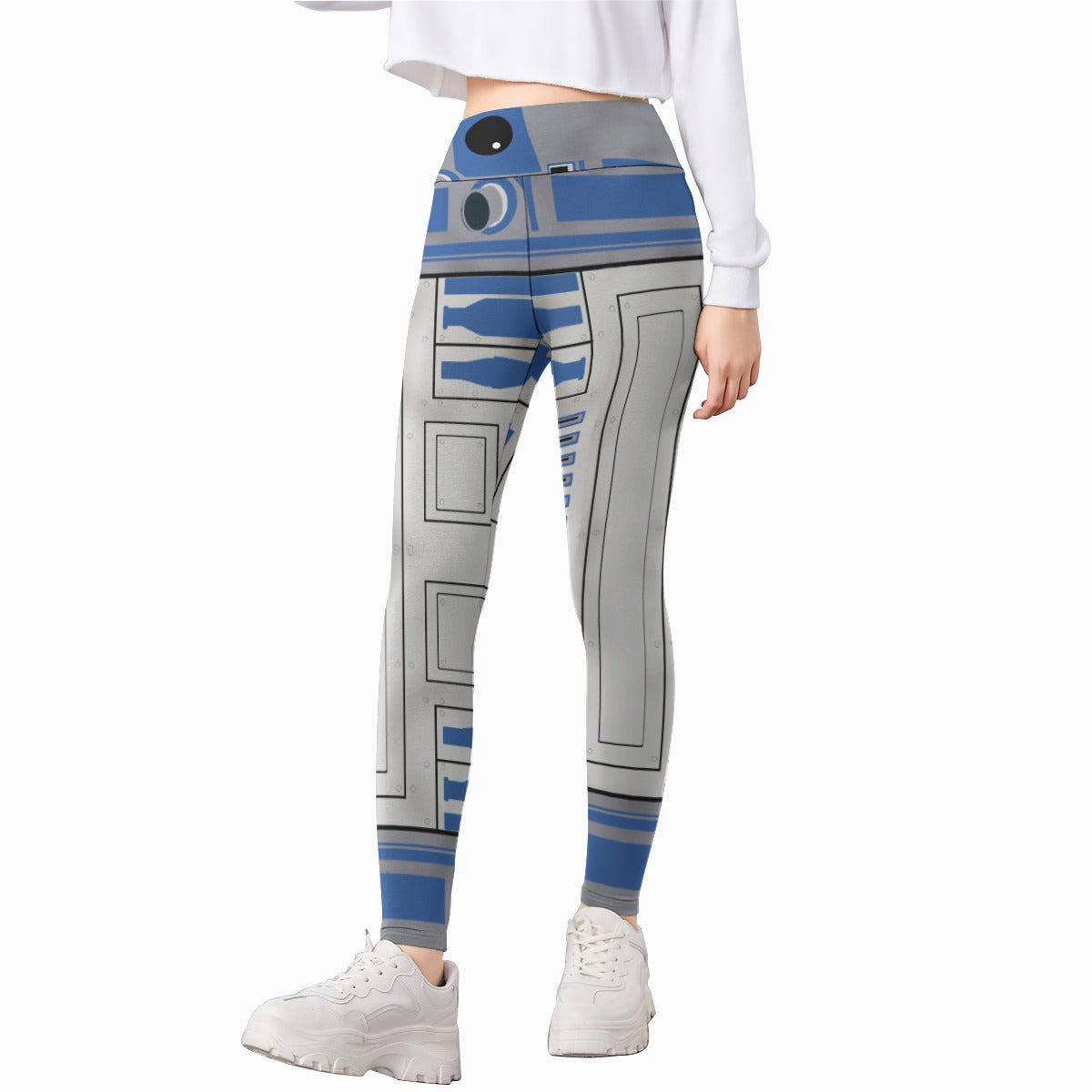 Little Blue Droid - Kid's Leggings