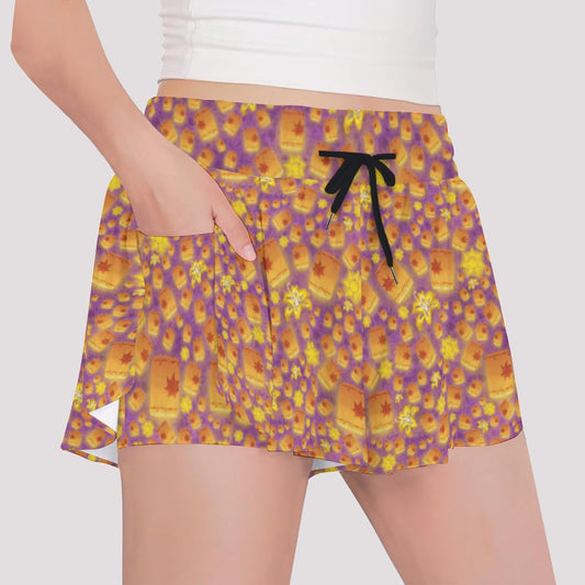 Lantern Glow Festival - Girls’ Flowy Pocket Shorts