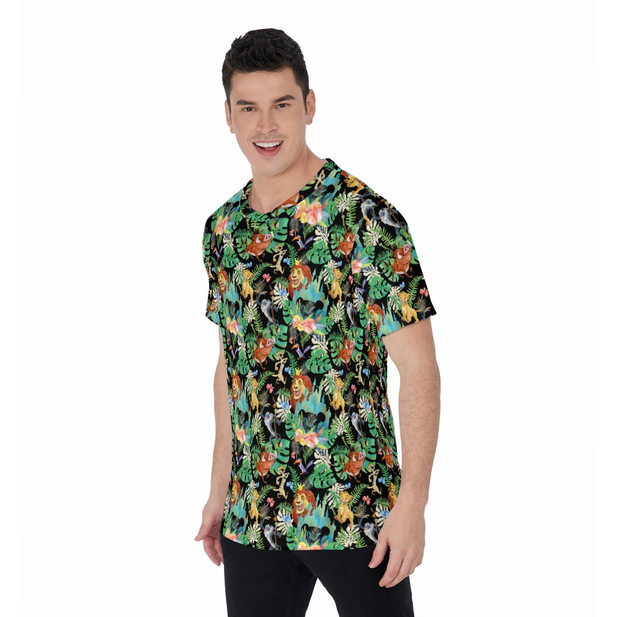 Watercolor Jungle Pride - Men's Short Sleeve T-Shirt