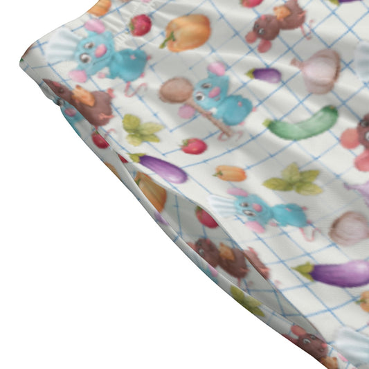 Ratatouille Veggies - Women’s Pocket Midi Skirt