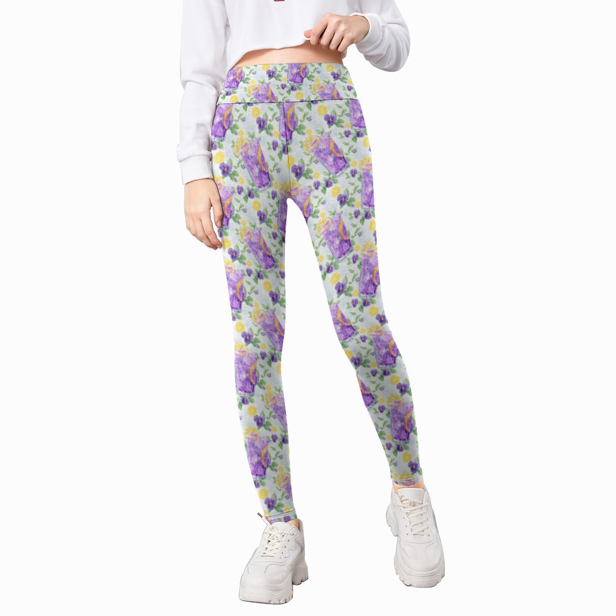 Zest Of The Fest Violet Lemonade - Kid's Leggings