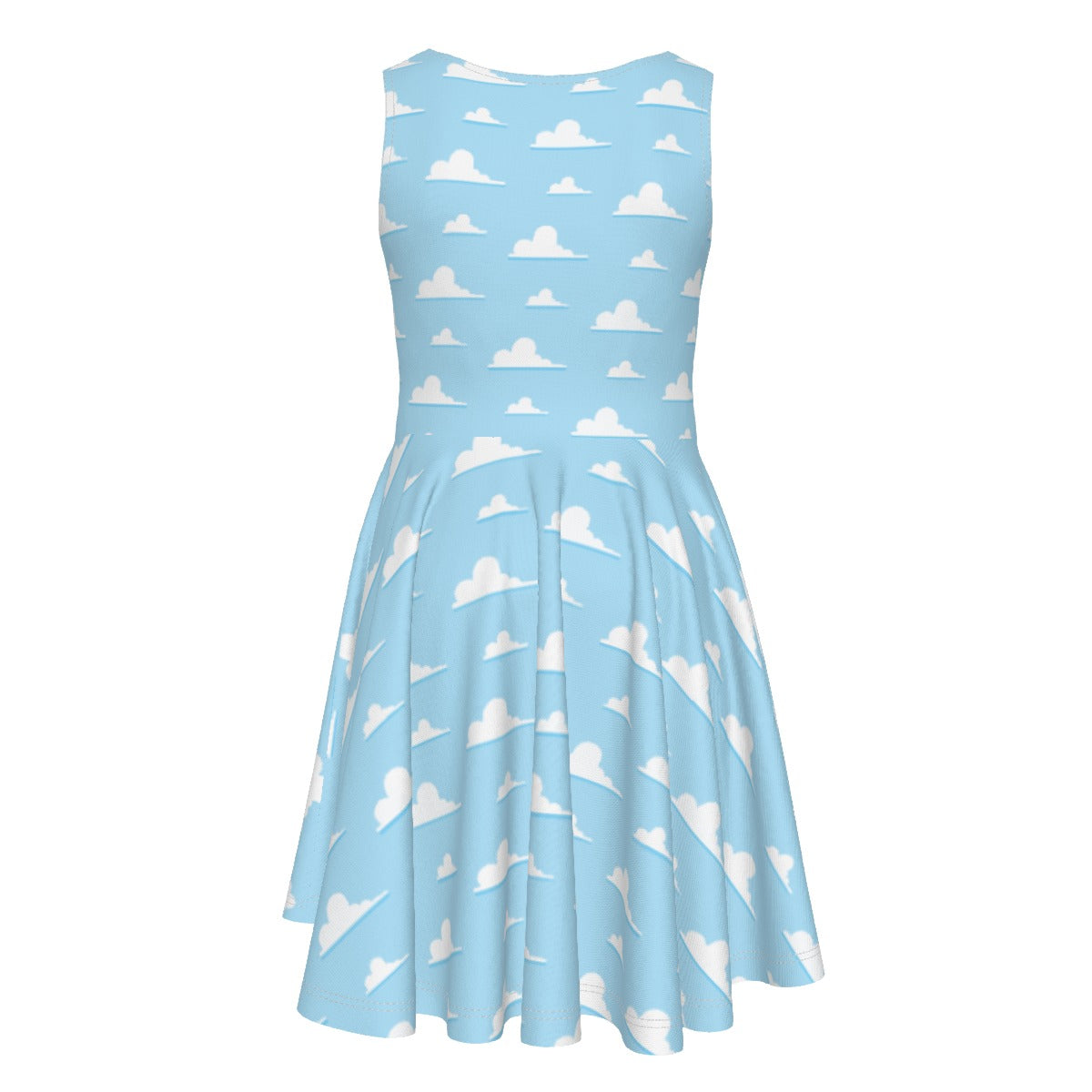 Andy’s Room Clouds- Kid's Sleeveless Skater Dress