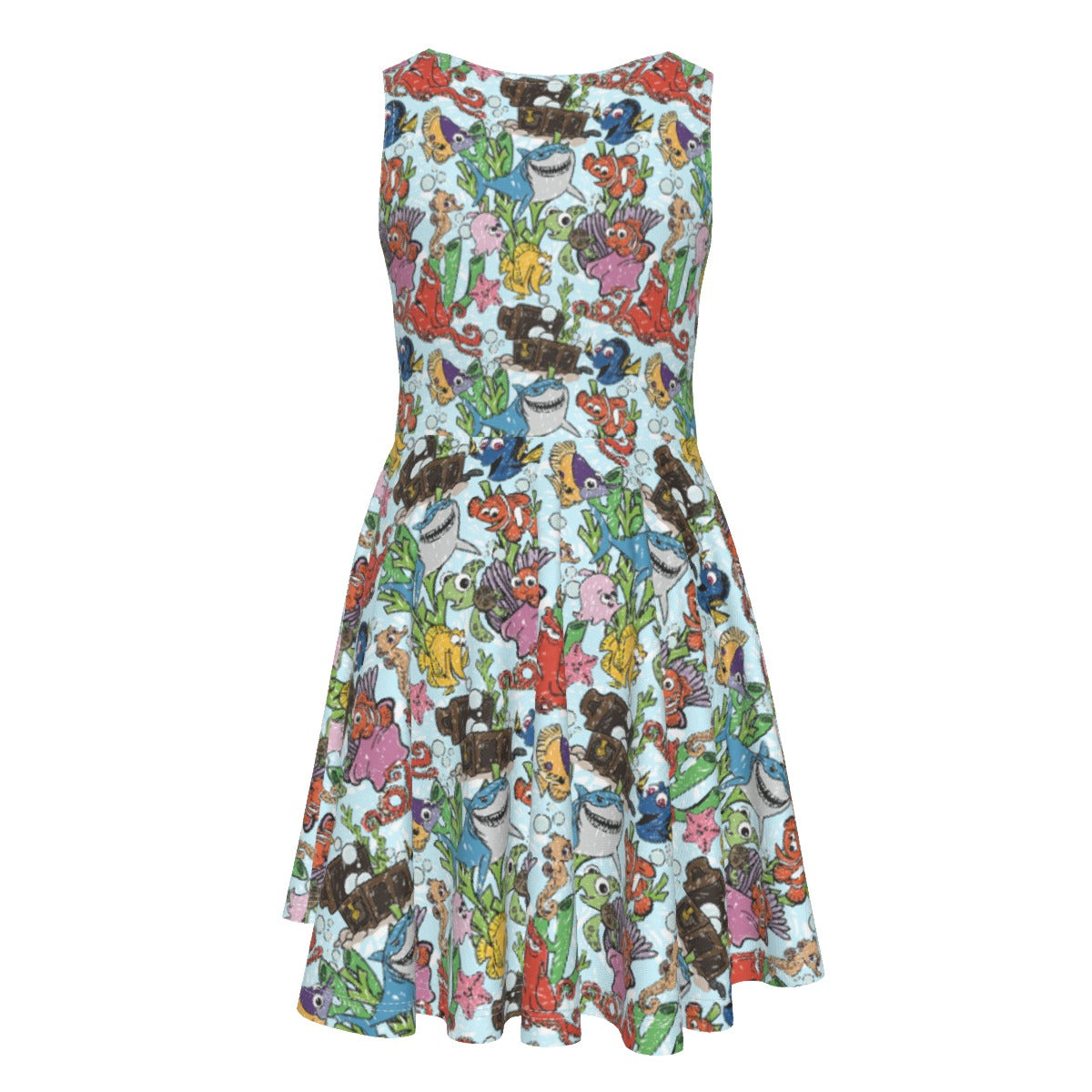 Fish Are Friends Reef - Kid's Sleeveless Skater Dress