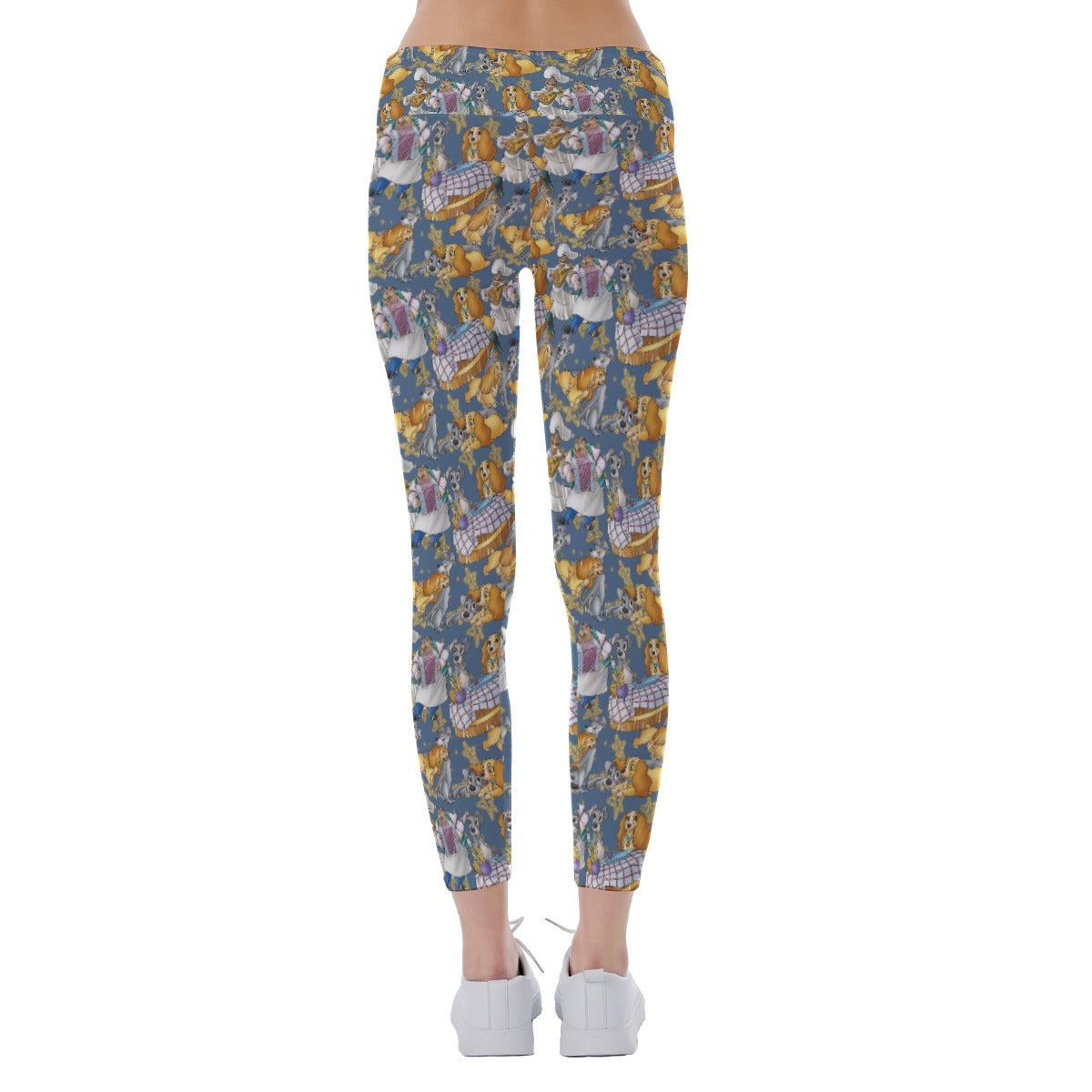 Puppy Love Sketchched - Women's Yoga Leggings