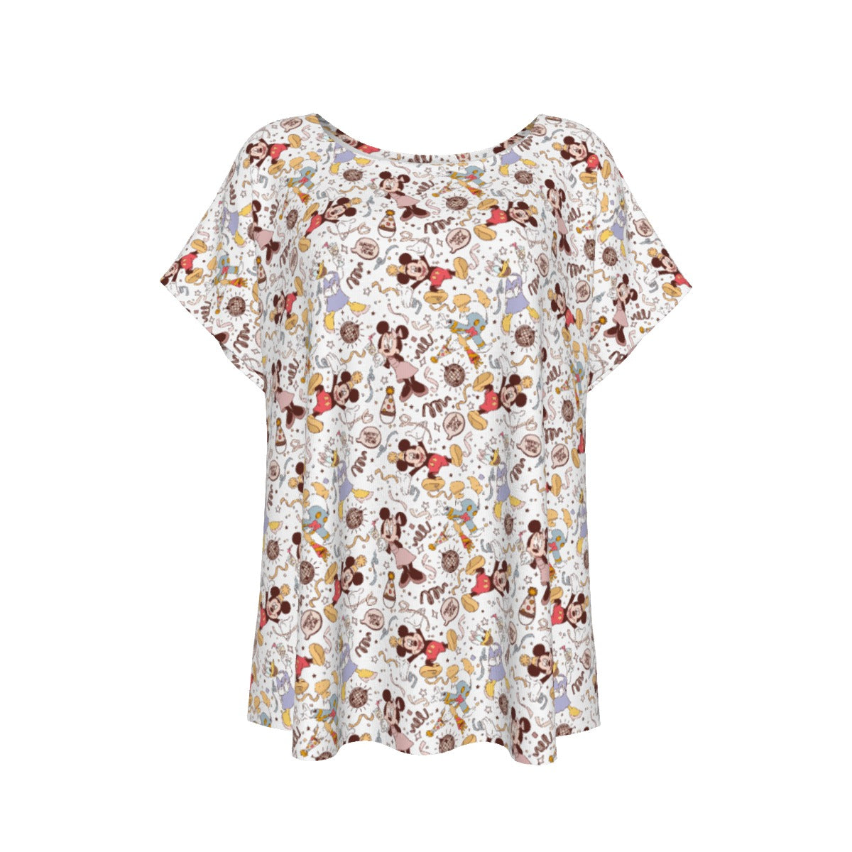 New Year Celebration Crewends - Women’s Relaxed Fit Scoop Tee