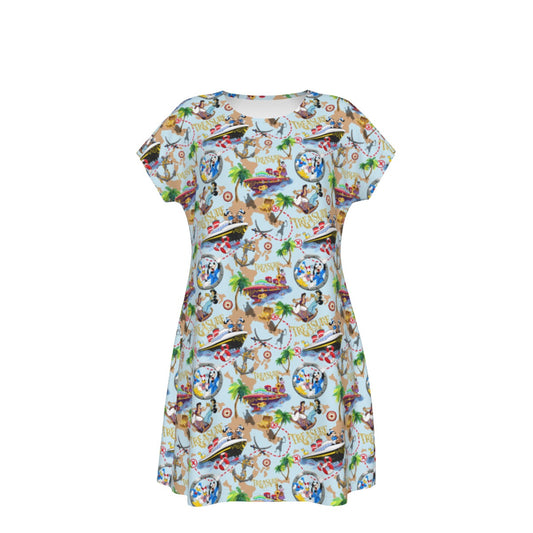 Treasure Voyage Cruise - Women's T-Shirt Dress