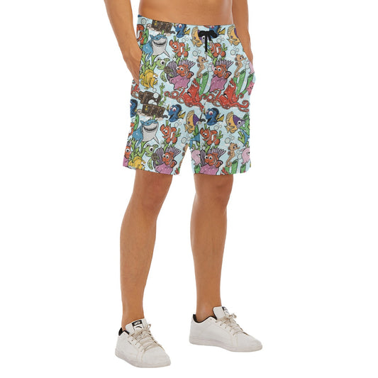Fish Are Friends Reef - Men’s Pocket Beach Shorts