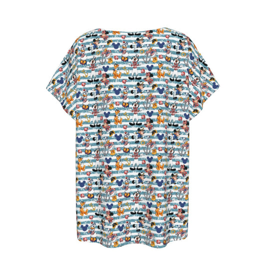 Cruise Crew on Deckends - Women’s Relaxed Fit Scoop Tee