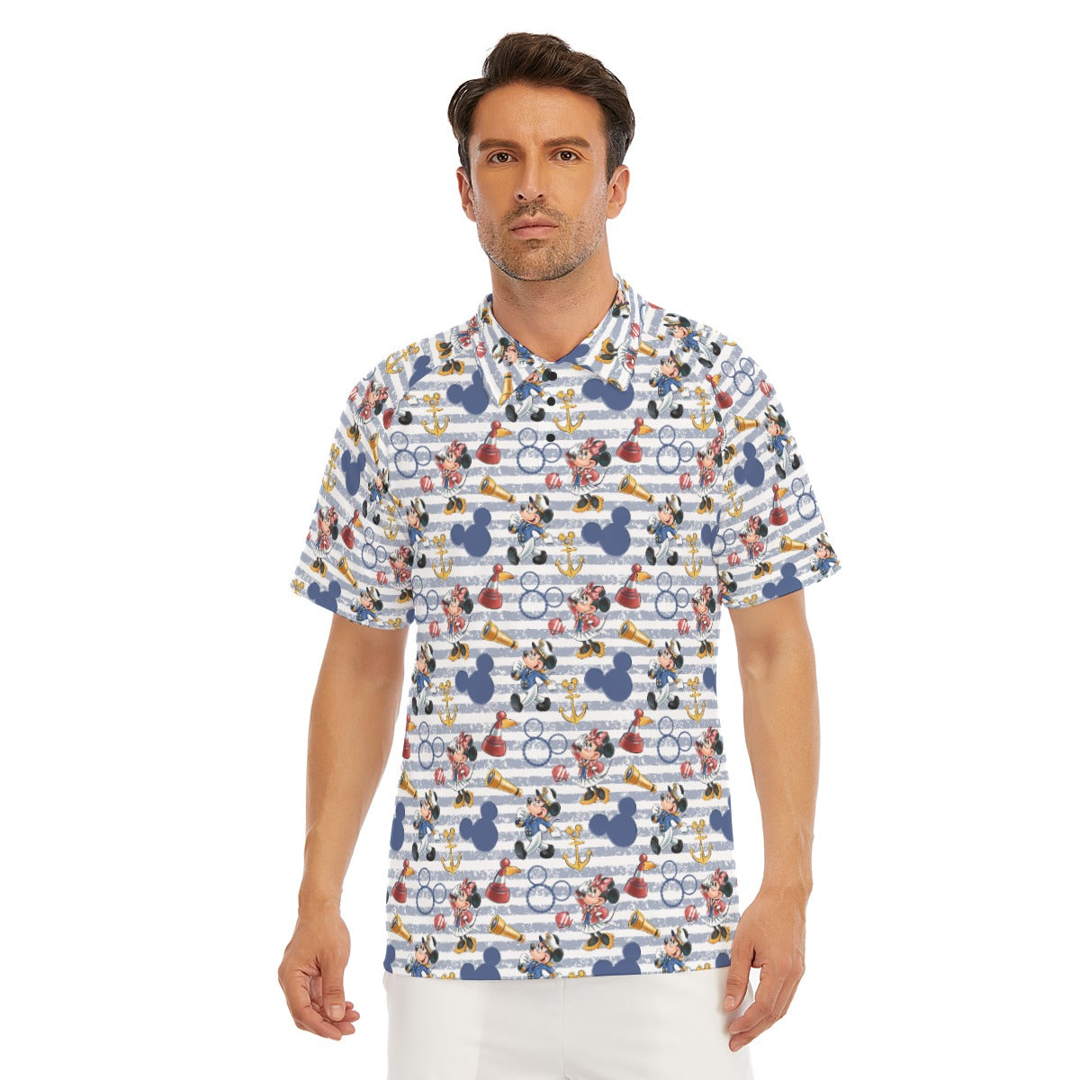 Captain and First Mate at Sea - Men's Polo Shirt