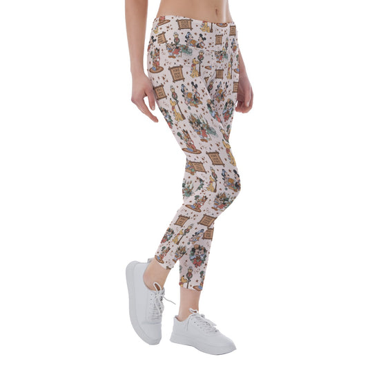 Victorian Holiday Celebration - Women's Yoga Leggings