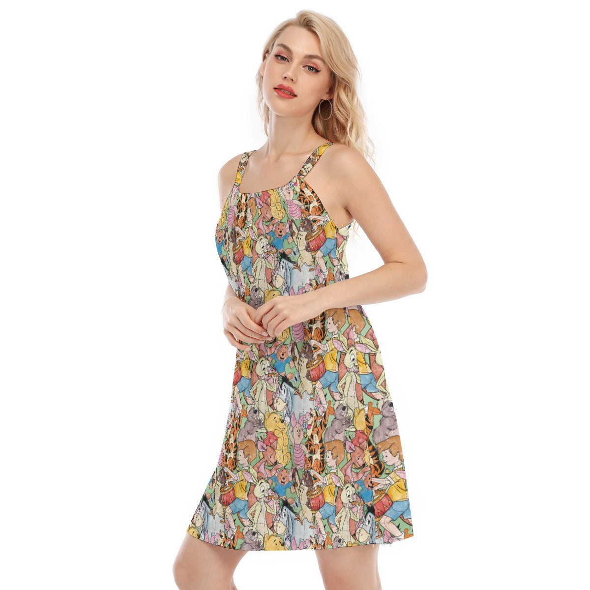 Sketched Hundred Acre Crew - Women’s Adjustable Sundress