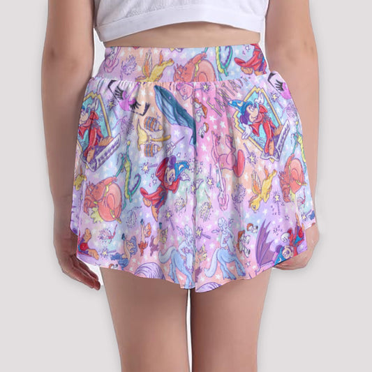 Magical Fantasia Symphony - Girls’ Flowy Pocket Shorts