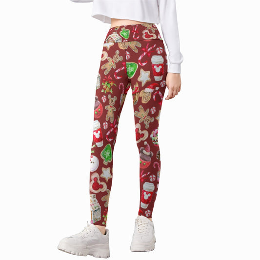 Christmas Snack Goals - Kid's Leggings